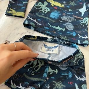 Two piece swimsuit unisex